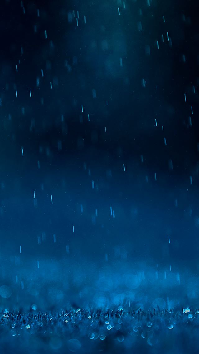 Blue Rain Wallpaper