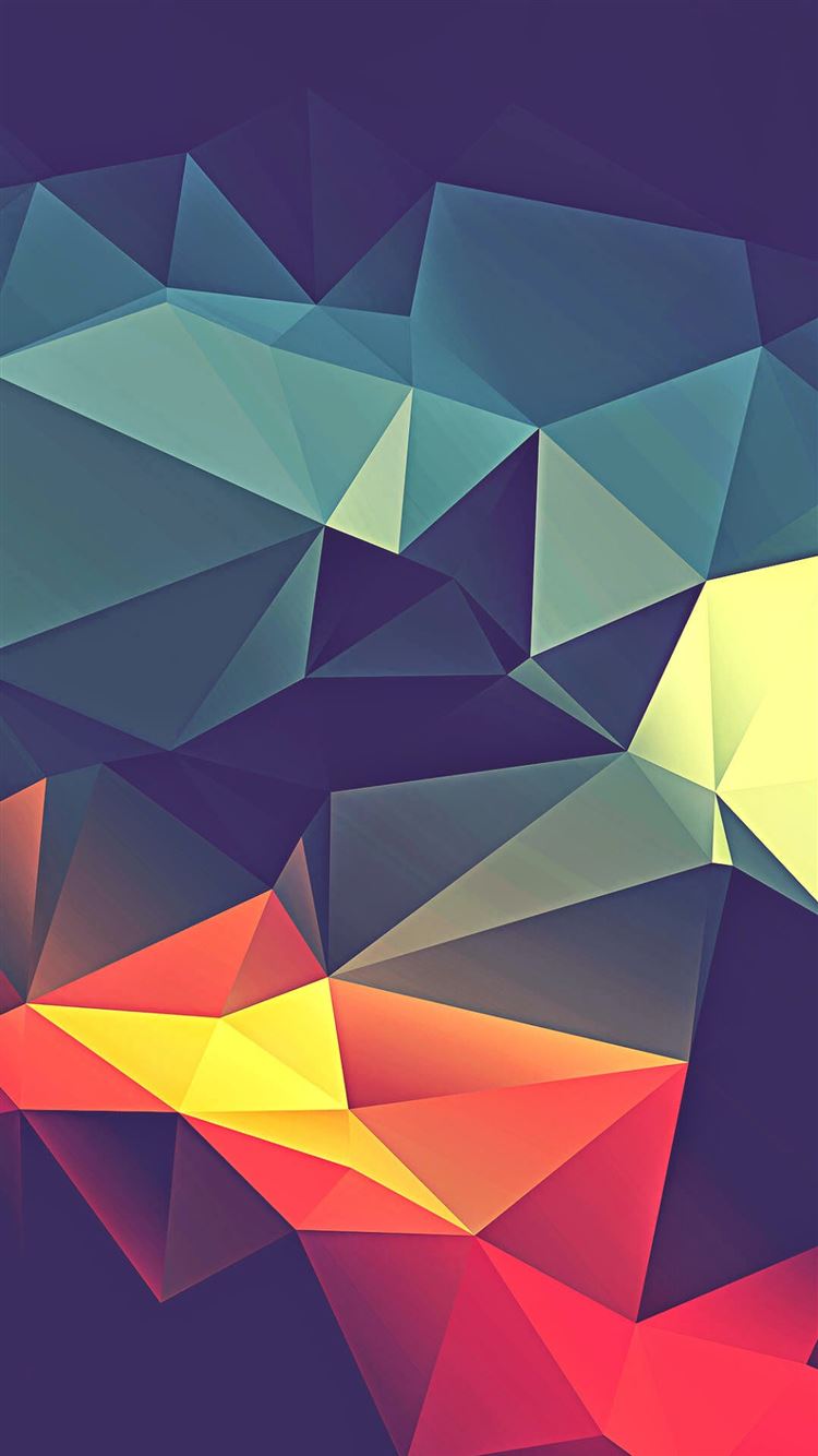 Colorful Geometric Iphone Wallpaper 12784 27: Colorful Polygonal Render iPhone 6 wallpaper