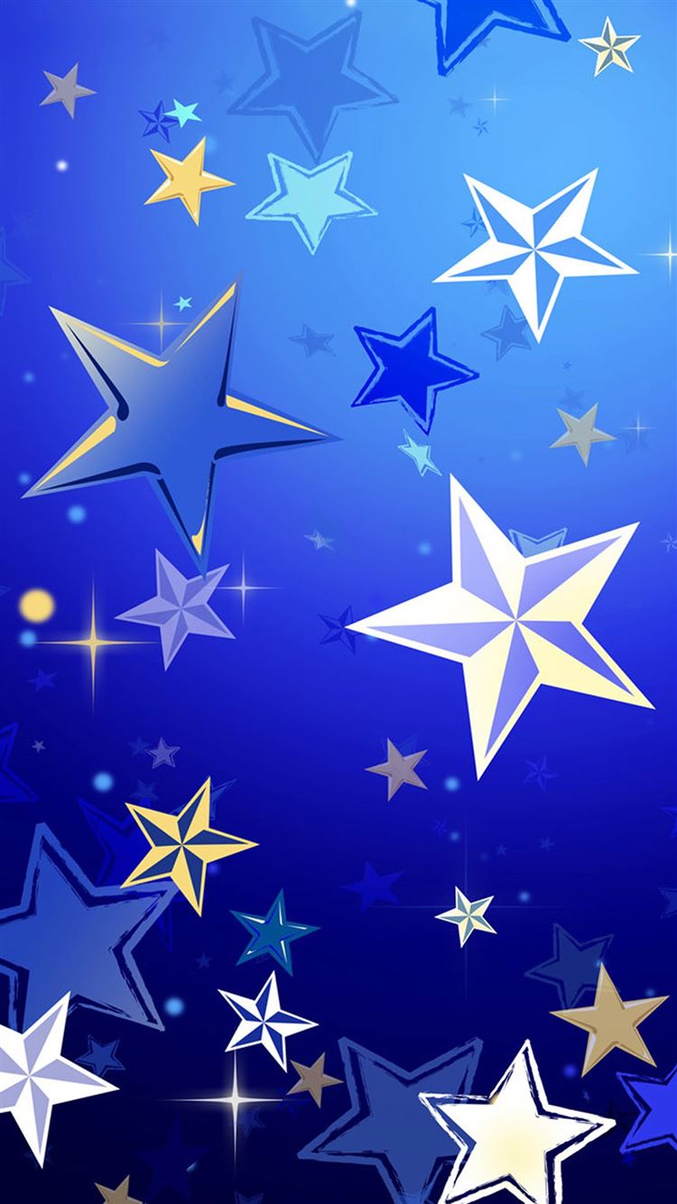 Lots Of Star Pattern Background iPhone 6 Wallpaper Download | iPhone